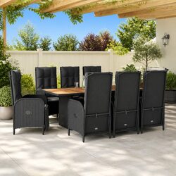 Friendly 9 Piece Outdoor Dining Set for Your Enjoyment