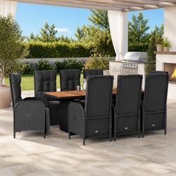 Enjoy Your Outdoor Space with a 9-Piece Dining Set