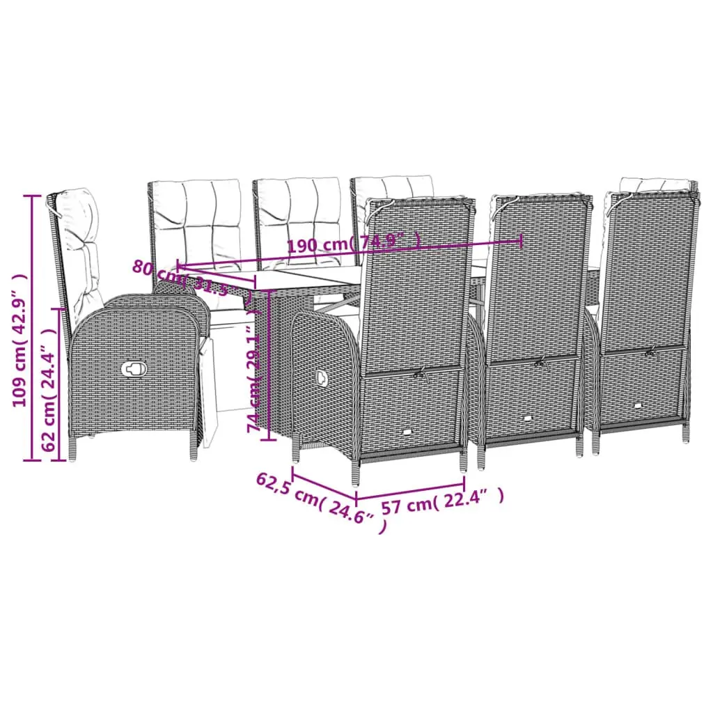 9-Piece Dining Set