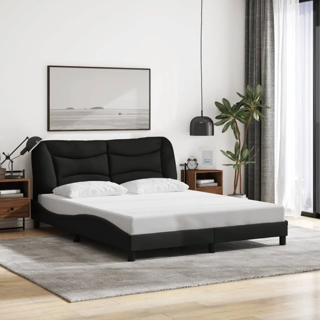 Queen Bed Frame with LED Lights