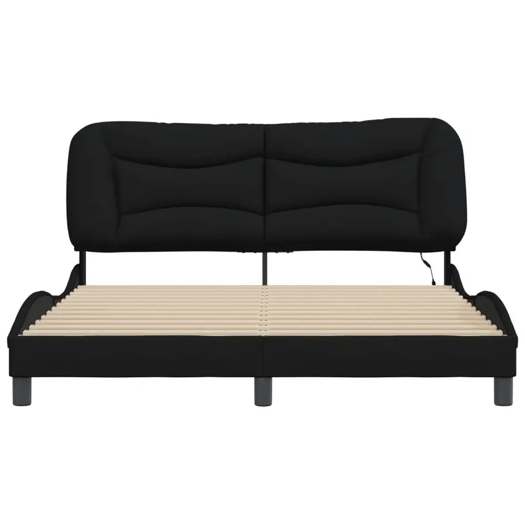 Queen Bed Frame with LED Lights
