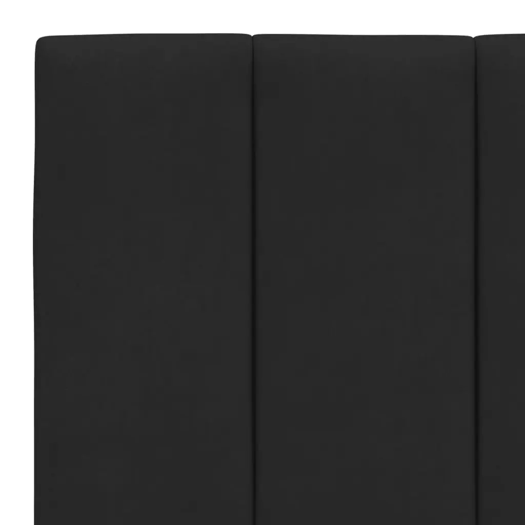 Queen Bed Frame with LED Lights in Black Velvet 152x203 cm