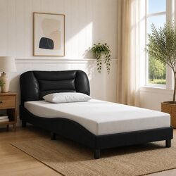 Your Black Bed Frame with LED Lights Awaits