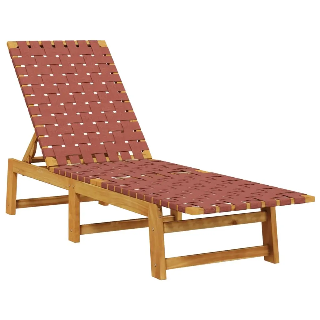 Red Sun Loungers for Outdoor Relaxation