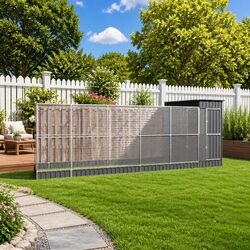 Large Steel Aviary with Extension for Happy Birds