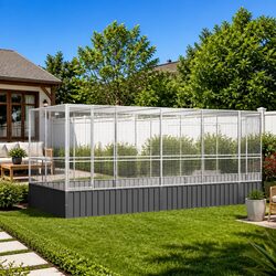 Find Your Birds a Safe Home: Large Aviary 832x207x212cm