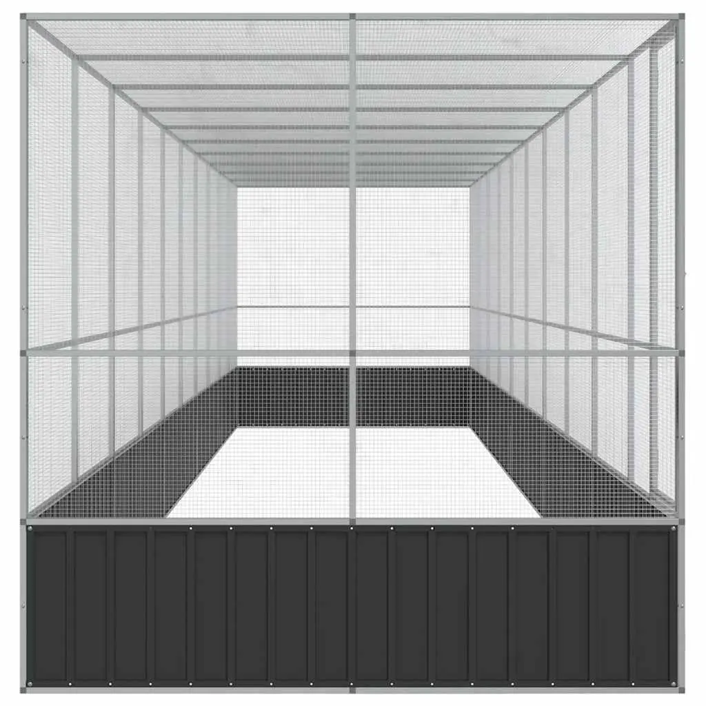 Bird Aviary Large Steel Mesh Cage with Extension Outdoor Flight Run