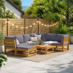 Your New Favorite 8-Piece Outdoor Lounge Set