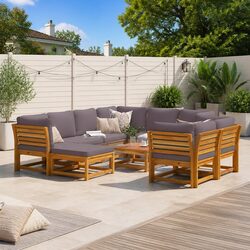 Your 10-Piece Outdoor Sectional Sofa Set Awaits