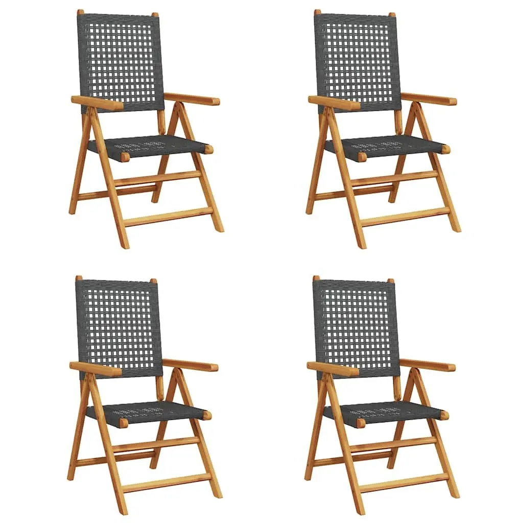 4-Piece Outdoor Reclining Chair Set