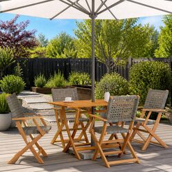 Your Ideal Folding Garden Chairs Set of 4 in Grey
