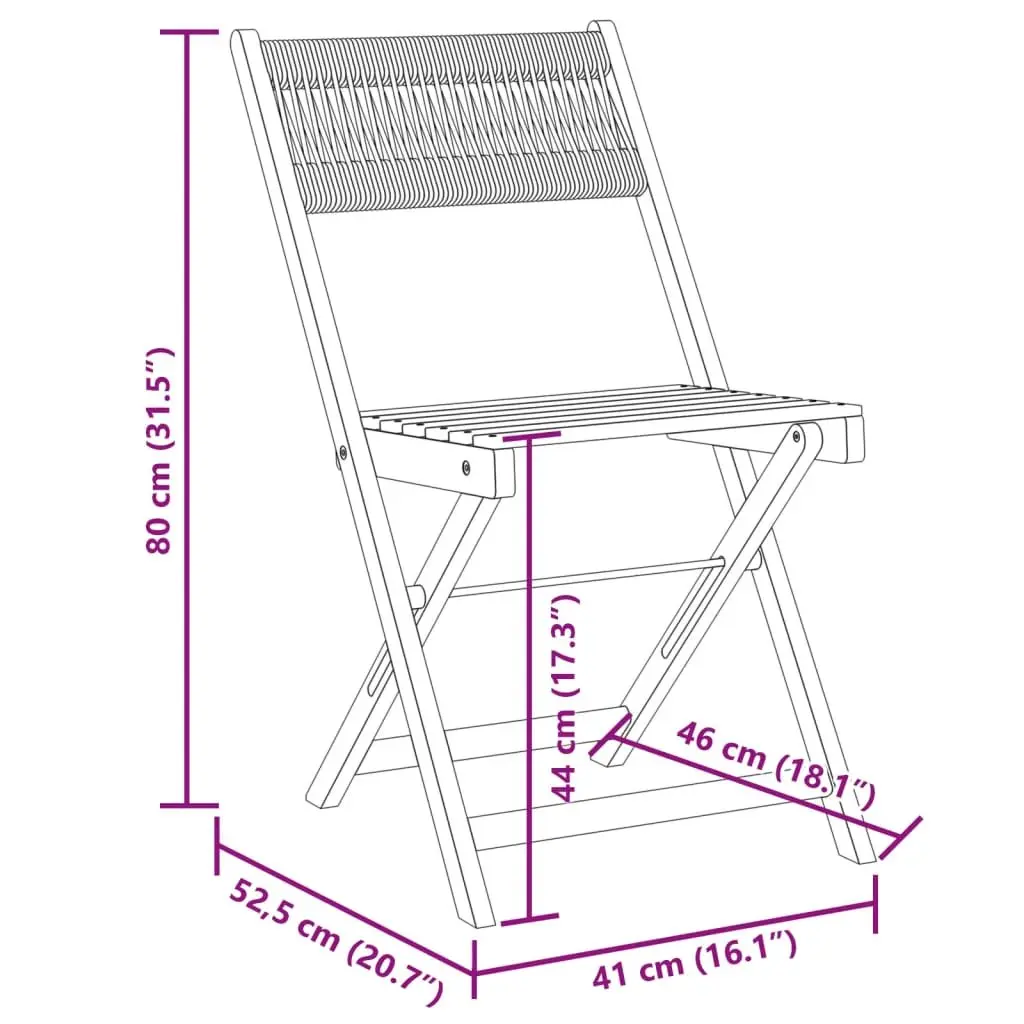 Folding Garden Chairs Beige Outdoor Seating 4 Piece