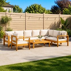 Your Perfect 6 Piece Garden Sofa Set for Outdoor Relaxation
