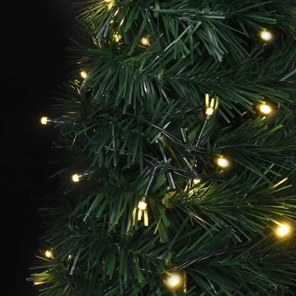 Pop-up Artificial Christmas Tree 210cm Green Pre-lit LED String Xmas Home Decor