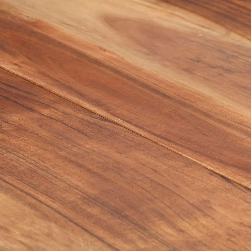 Dining Table Industrial Style Brown Solid Acacia Rubberwood 180x90x75 cm