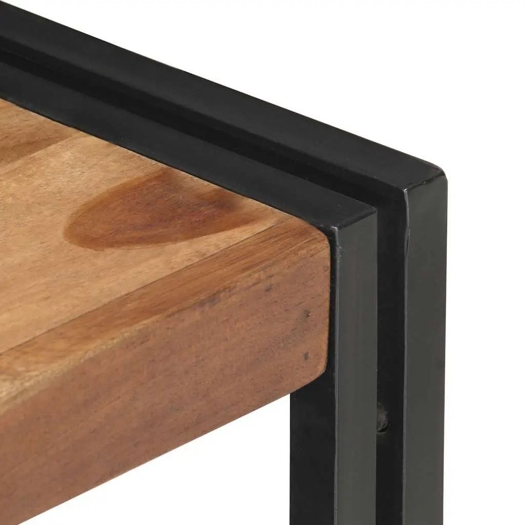 TV Cabinet Brown Wood 120x30x40 cm Storage Unit with Drawers Open Compartment