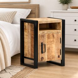Your New Bedside Cabinet 40x35x55 cm, Mango Wood