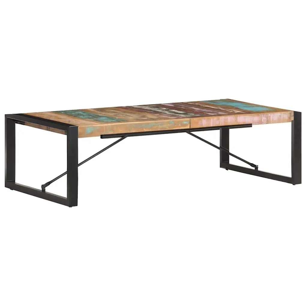 Coffee Table Industrial Style Solid Reclaimed Wood 140x70x40 cm