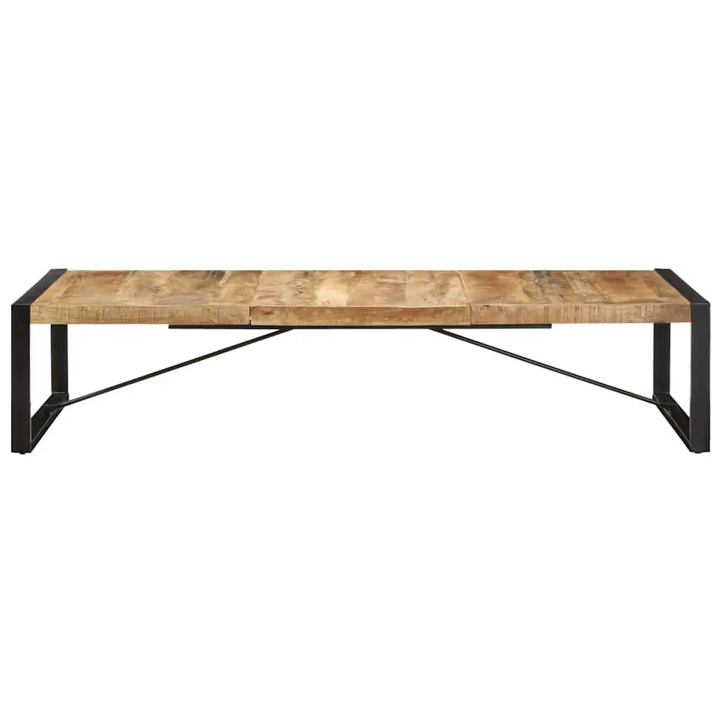 Coffee Table Industrial Style Solid Mango Wood 180x90x40 cm