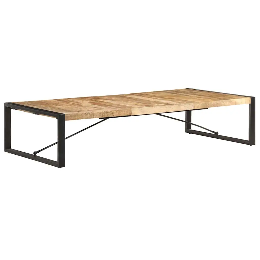 Coffee Table Industrial Style Solid Mango Wood 180x90x40 cm