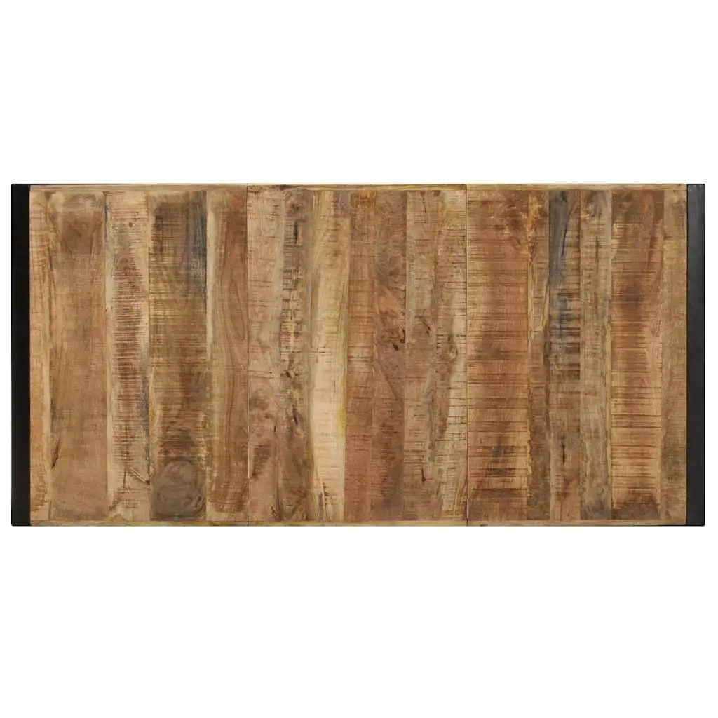 Coffee Table Industrial Style Solid Mango Wood 180x90x40 cm