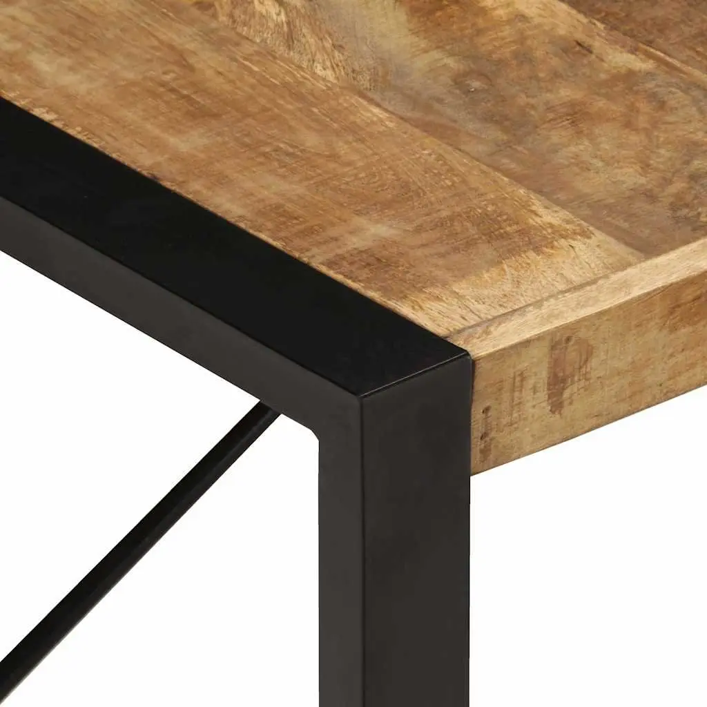 Coffee Table Industrial Style Solid Mango Wood 180x90x40 cm