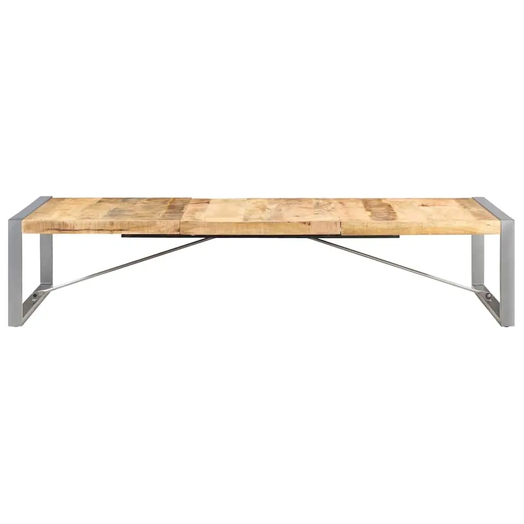 Coffee Table Industrial Style Solid Mango Wood 180x90x40 cm