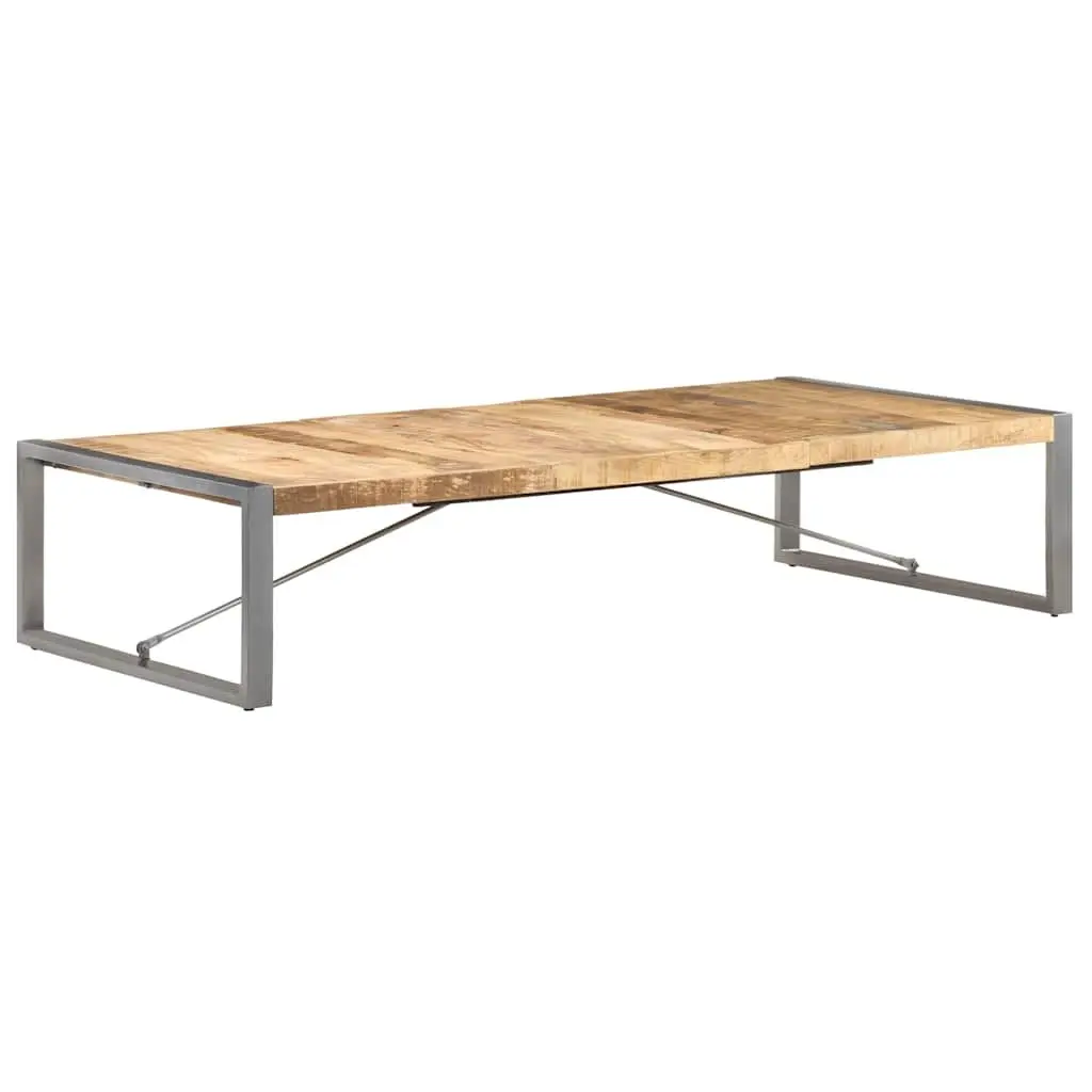Coffee Table Industrial Style Solid Mango Wood 180x90x40 cm
