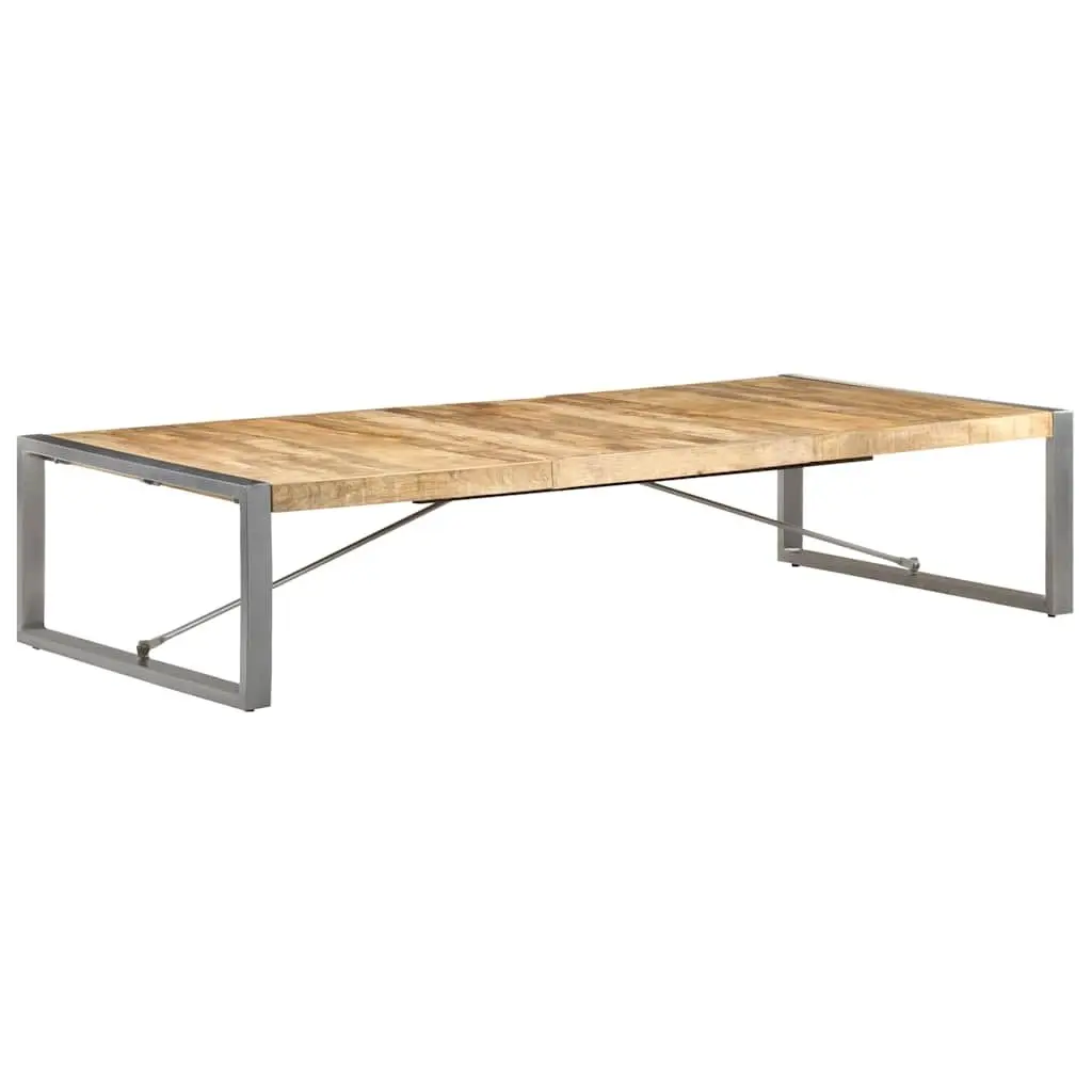 Coffee Table Industrial Style Solid Mango Wood 180x90x40 cm