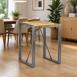 Enhance Your Dining Space with a Solid Grey Dining Table