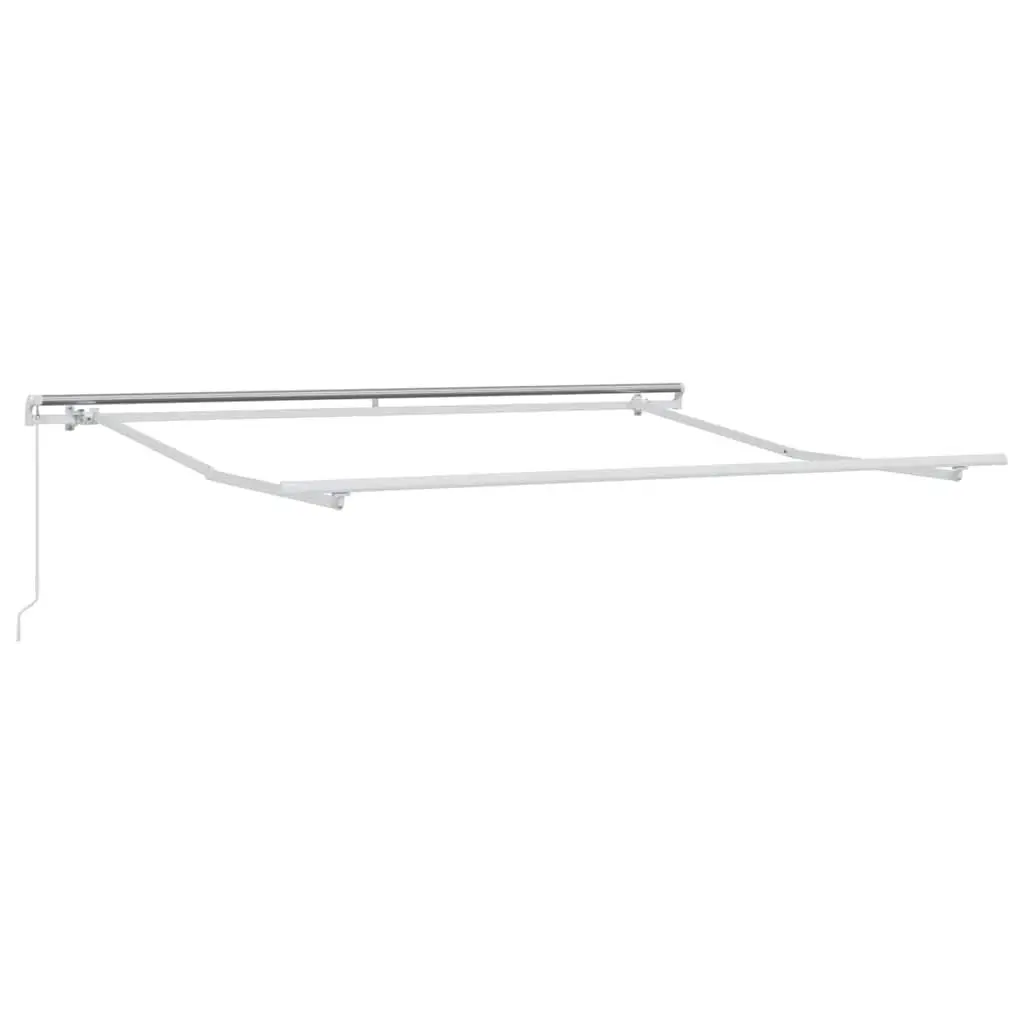 Retractable Awning Manual Anthracite 300x250cm Patio Sun Shade