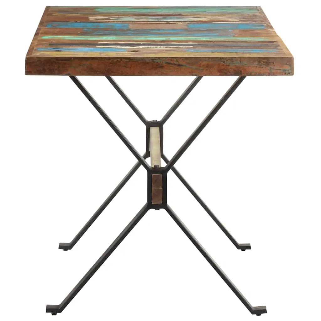 Dining Table Industrial Solid Reclaimed Wood 140x70x76 cm