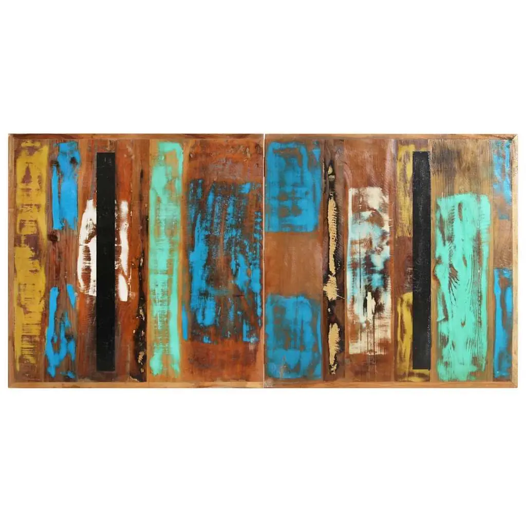 Dining Table Industrial Solid Reclaimed Wood 140x70x76 cm