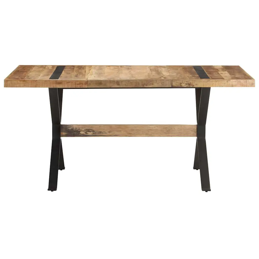 Dining Table 160x80x76 cm Kitchen Room Furniture Industrial Style Wooden