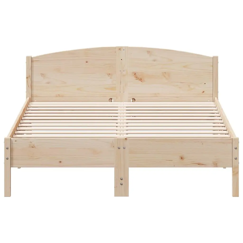 150x200 cm Solid Pine Bed Frame