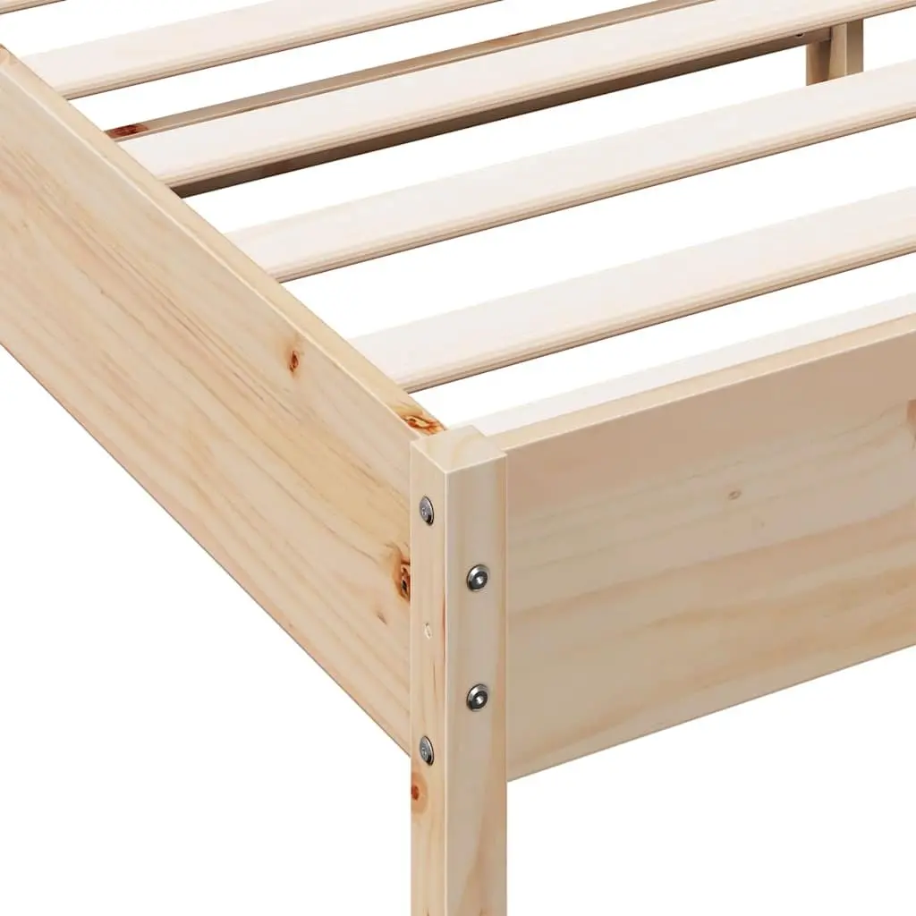 150x200 cm Solid Pine Bed Frame
