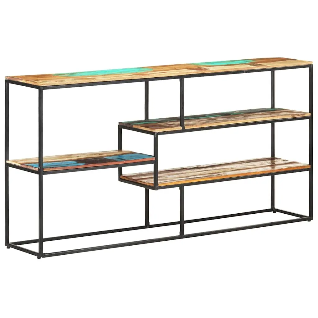 Sideboard Solid Reclaimed Wood Industrial 150x30x75 cm Brown