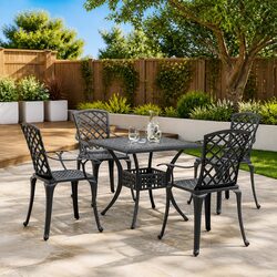 Enjoy Dining Outdoors with This 5 Piece Set