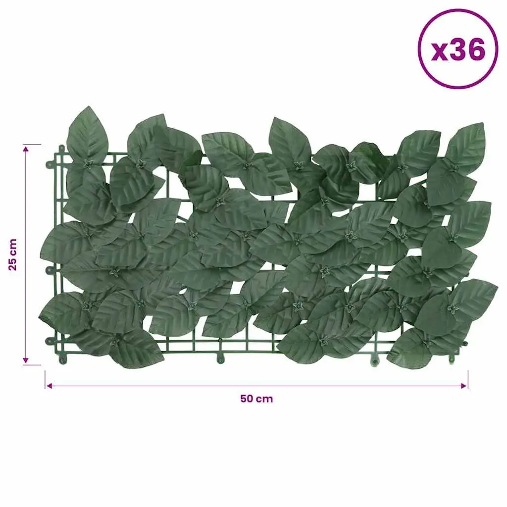 Balcony Privacy Screen Green Leaves Outdoor Garden Fence Windbreak Sunshade