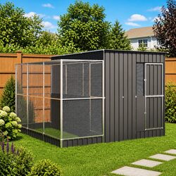 Aviary for Birds - Silver Extension Cage (290x303x216cm)