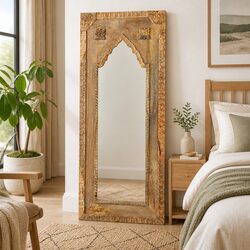 Friendly Wooden Mirror 50x3x110 cm for Your Home