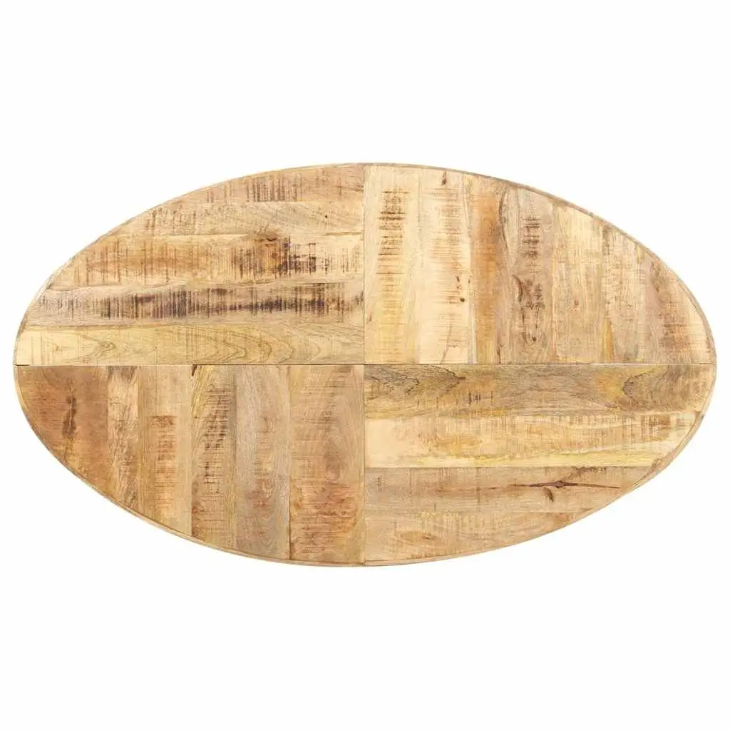 Solid Mango Wood Dining Table 140x80x75 cm Brown Kitchen Furniture