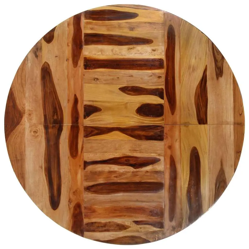 Acacia Wood Round Dining Table 175cm Brown Honey Kitchen Furniture