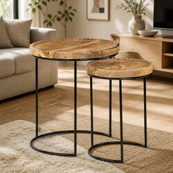 Your Friendly 2 Piece Coffee Table Set Awaits!