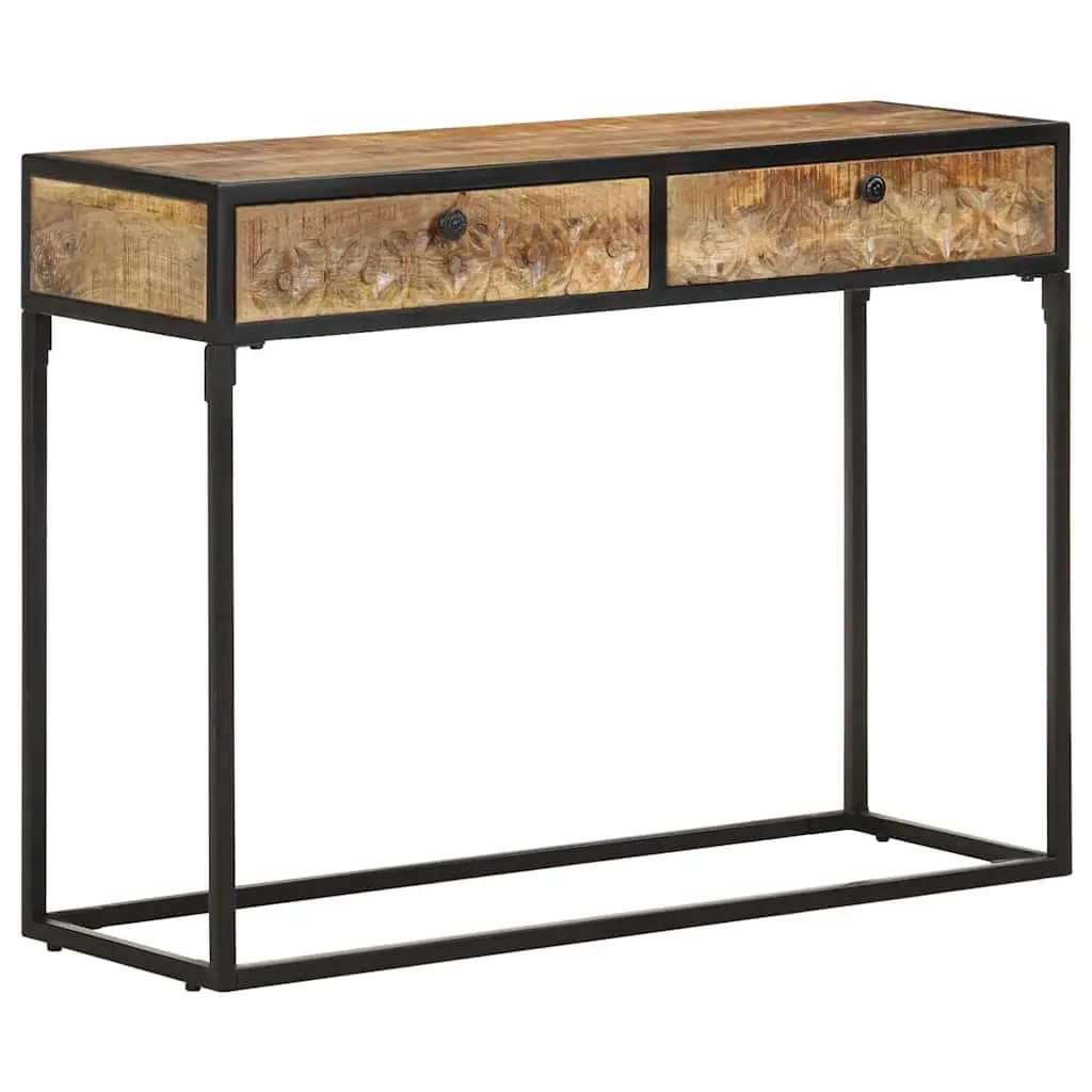 Console Table 100x35x75 cm End Table with Drawers Industrial Design Living Room