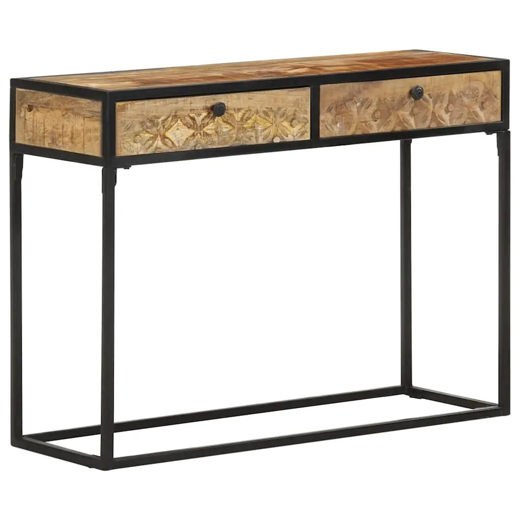 Console Table 100x35x75 cm End Table with Drawers Industrial Design Living Room