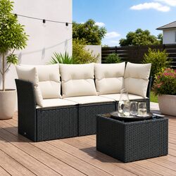 Friendly 4 Piece Garden Sofa Set for Your Outdoor Enjoyment