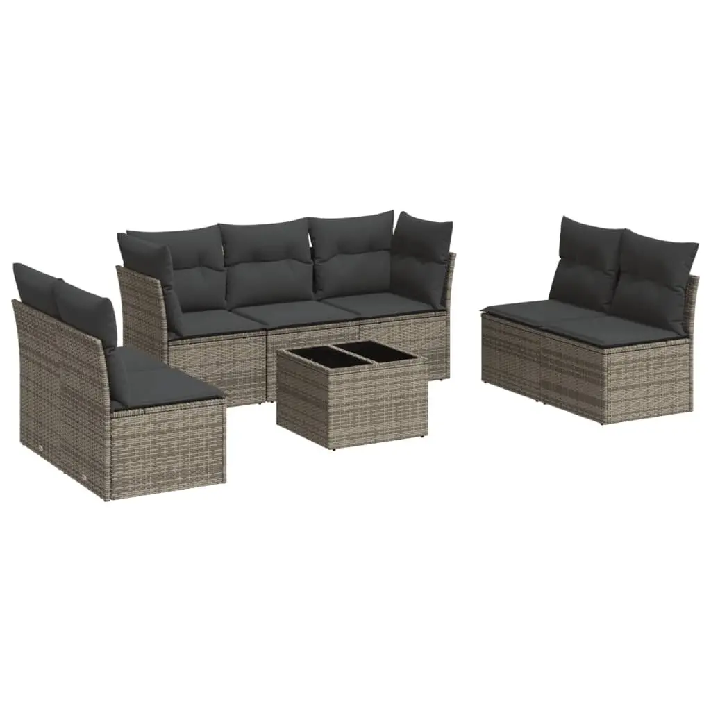 8 Piece Garden Sofa Set for Outdoor Relaxation