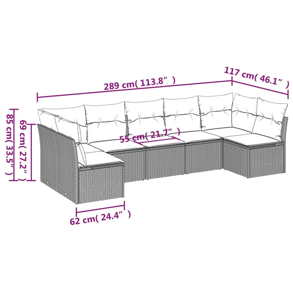 7-Piece Sofa Set