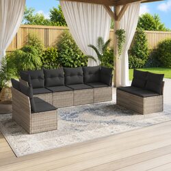 You’ll Love This 8 Piece Grey Garden Sofa Set